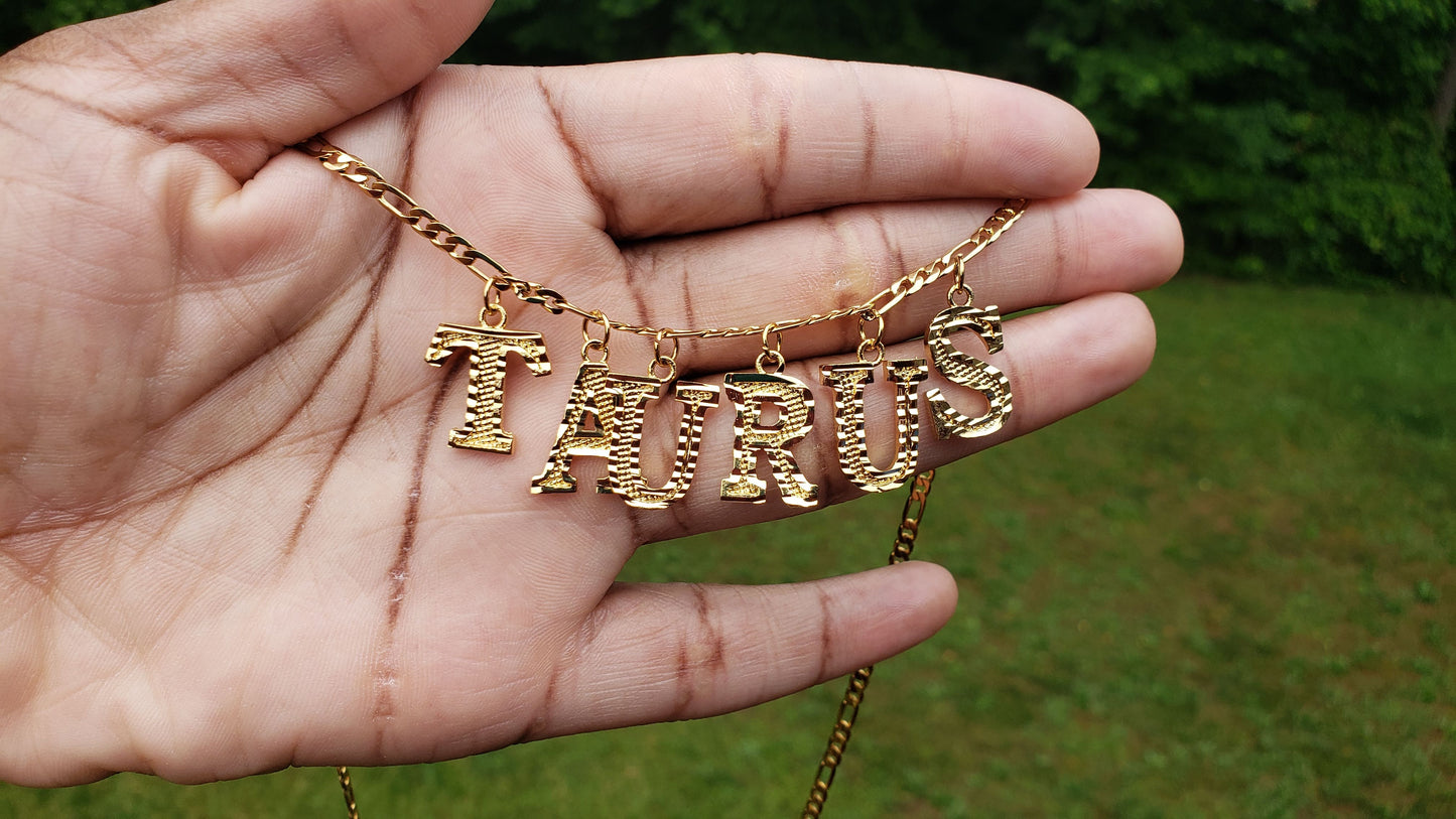 Gold Zodiac Necklaces