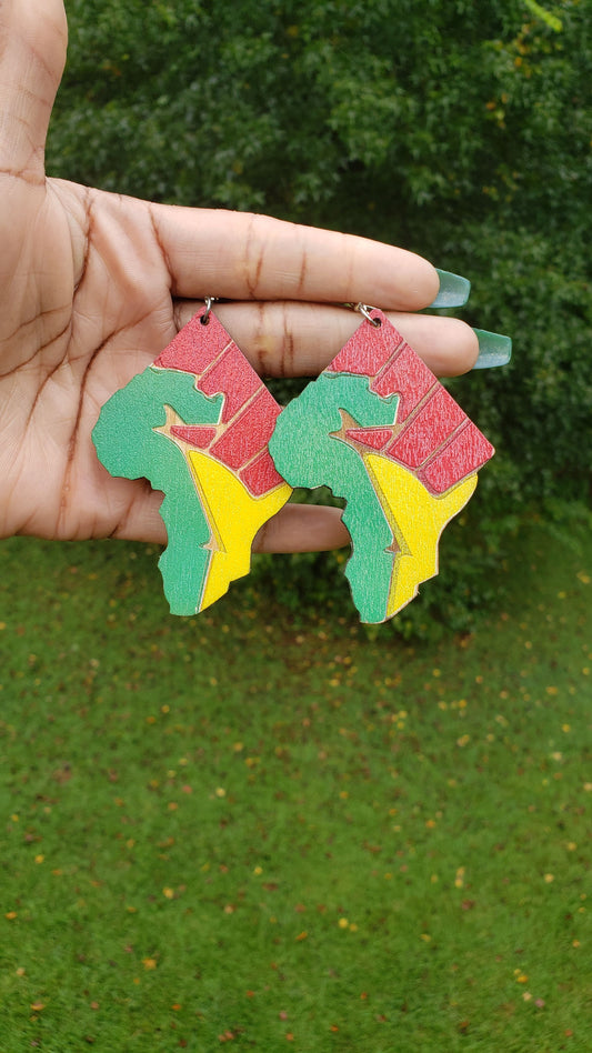 Rasta Fist Earrings