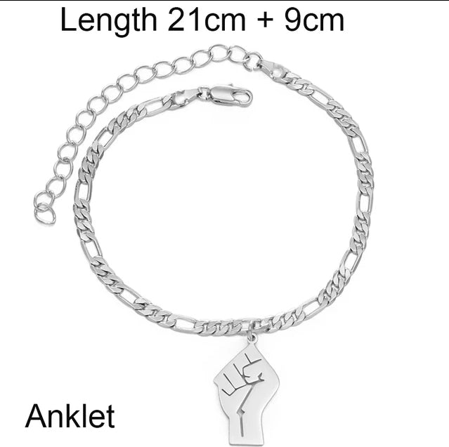 Power Fist Ankle Bracelet