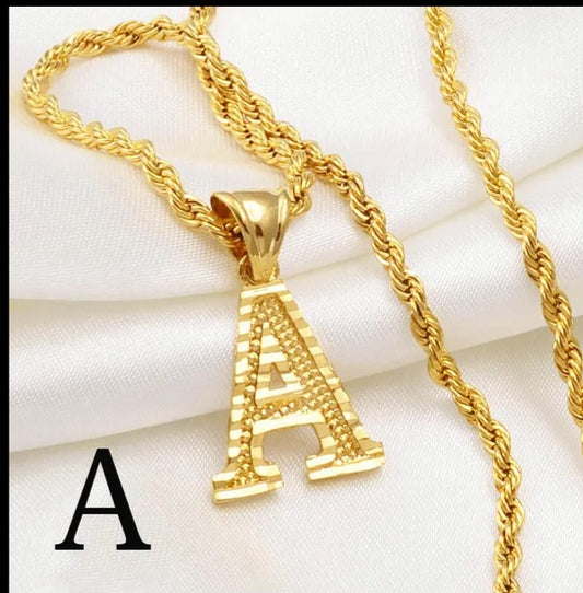 Gold Initial Necklaces (Pre Order)