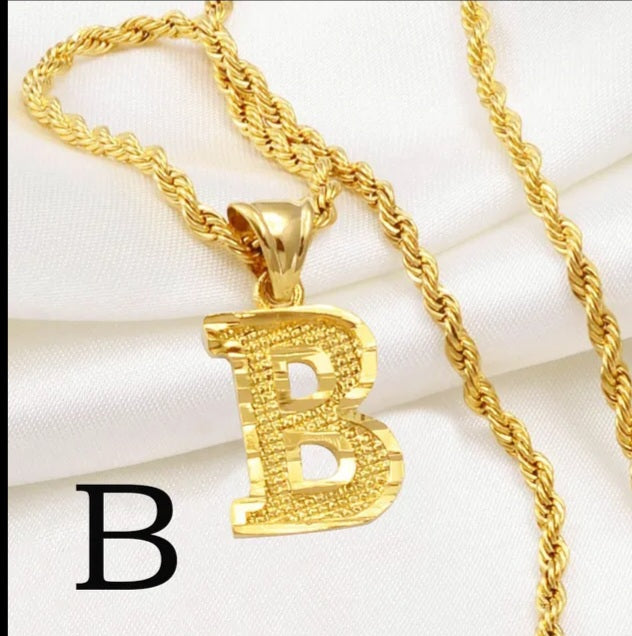 Gold Initial Necklaces (Pre Order)