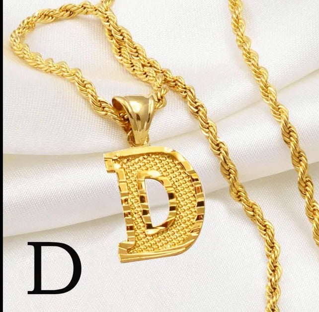 Gold Initial Necklaces (Pre Order)