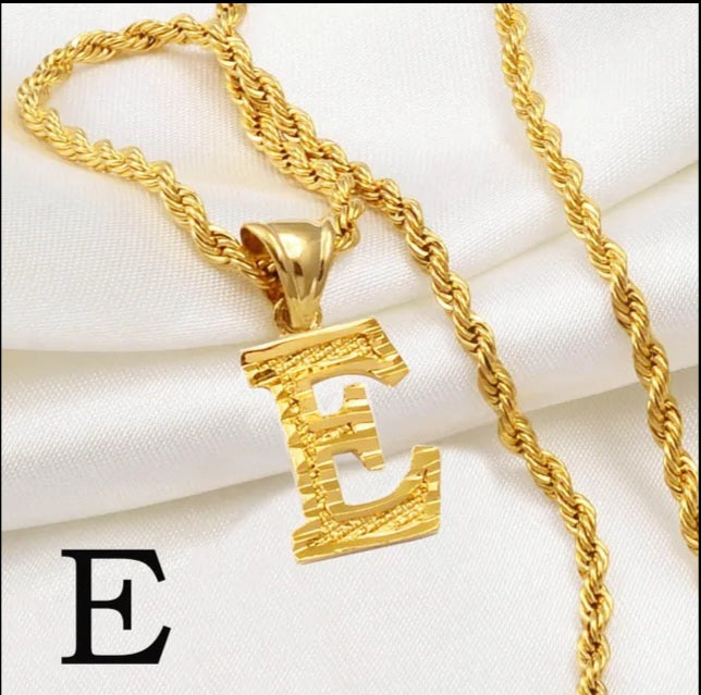 Gold Initial Necklaces (Pre Order)