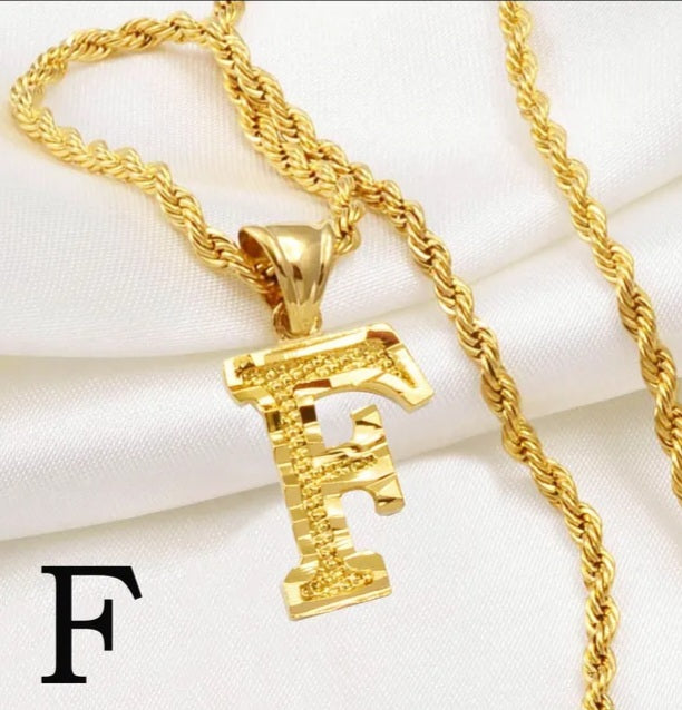 Gold Initial Necklaces (Pre Order)