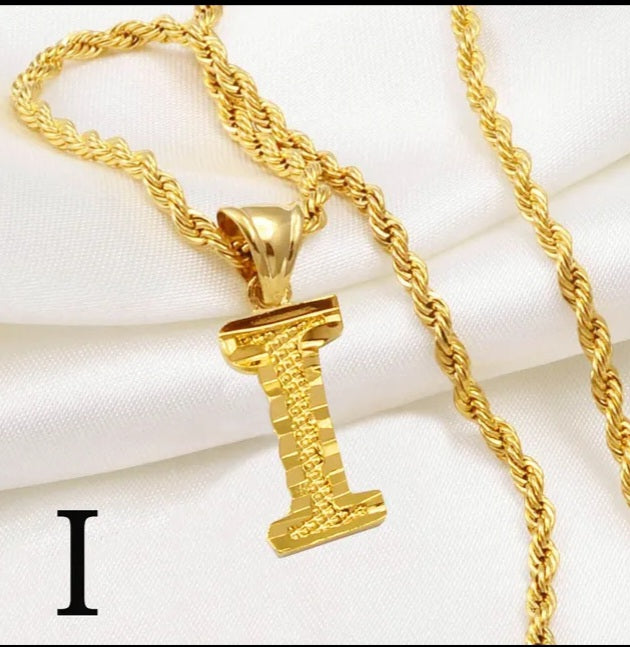 Gold Initial Necklaces (Pre Order)