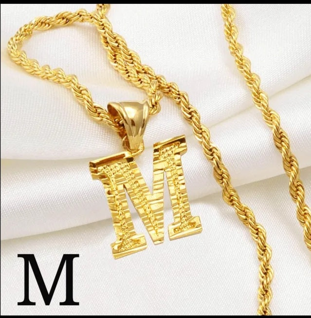 Gold Initial Necklaces (Pre Order)