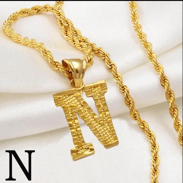 Gold Initial Necklaces (Pre Order)