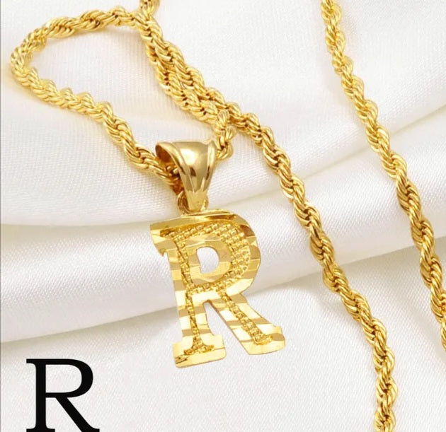 Gold Initial Necklaces (Pre Order)