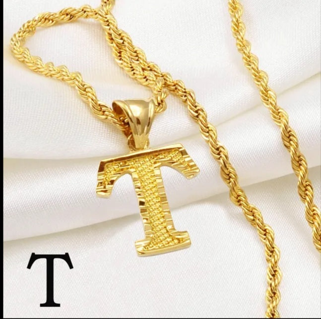 Gold Initial Necklaces (Pre Order)