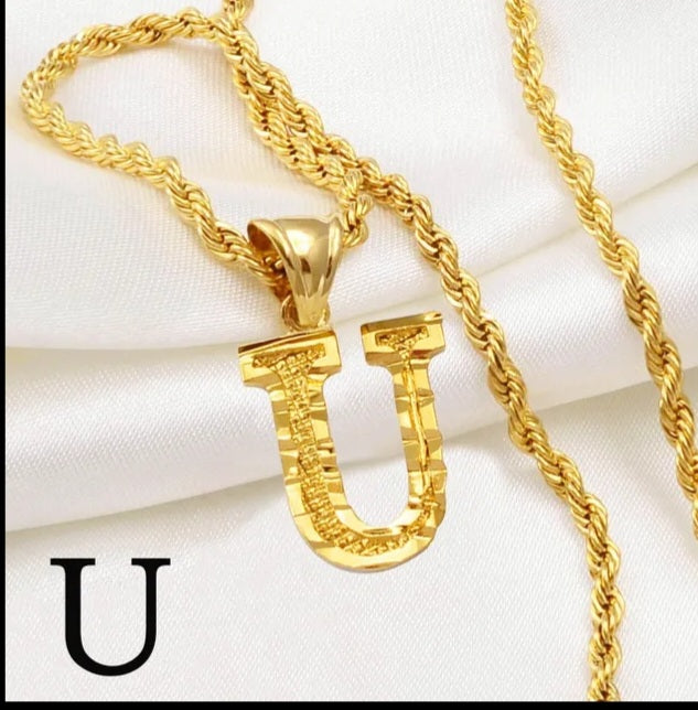 Gold Initial Necklaces (Pre Order)