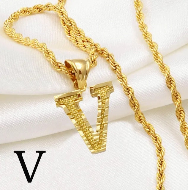 Gold Initial Necklaces (Pre Order)