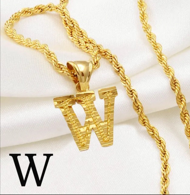 Gold Initial Necklaces (Pre Order)