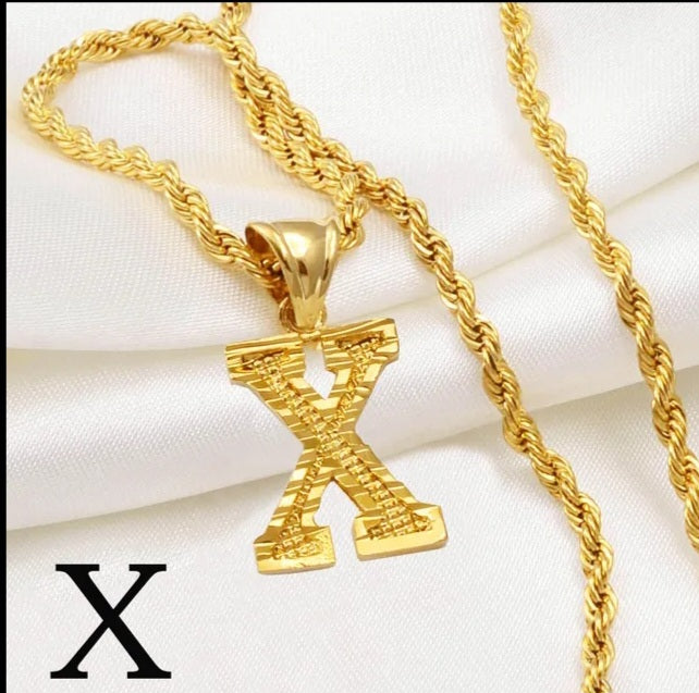 Gold Initial Necklaces (Pre Order)