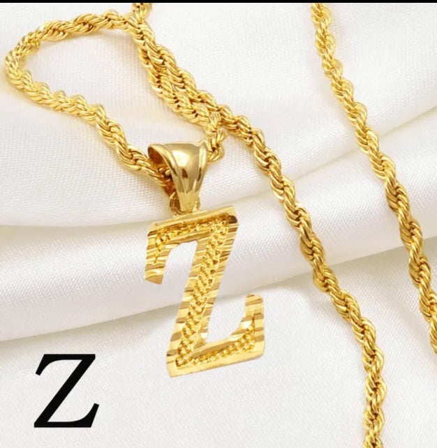 Gold Initial Necklaces (Pre Order)