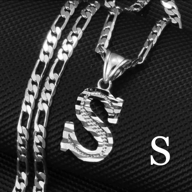 Silver Initial Necklaces (Pre Order)